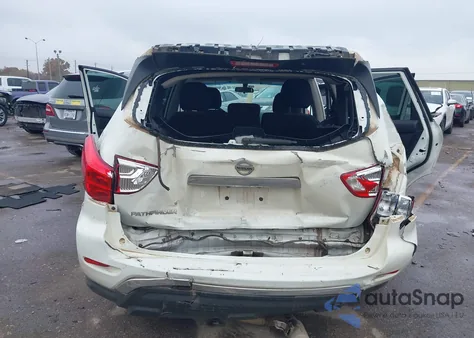 2017 Nissan Pathfinder S z USA, uszkodzony, nr VIN 5N1DR2MN0HC909676